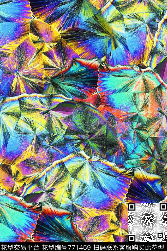 抽象肌理岩石数码印花华亿平台下载（图片编号: 771459） - 瓦栏（Walan）