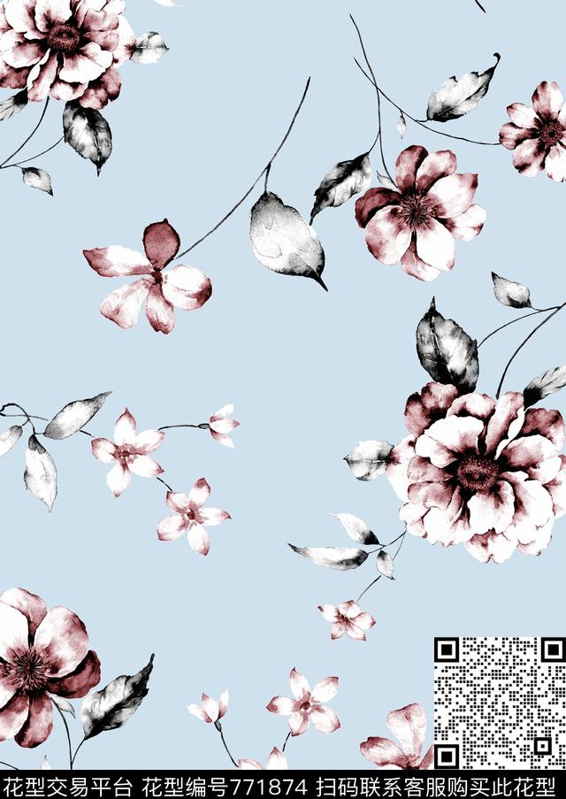 传统印花华亿平台下载（图片编号: 771874） - 瓦栏（Walan）