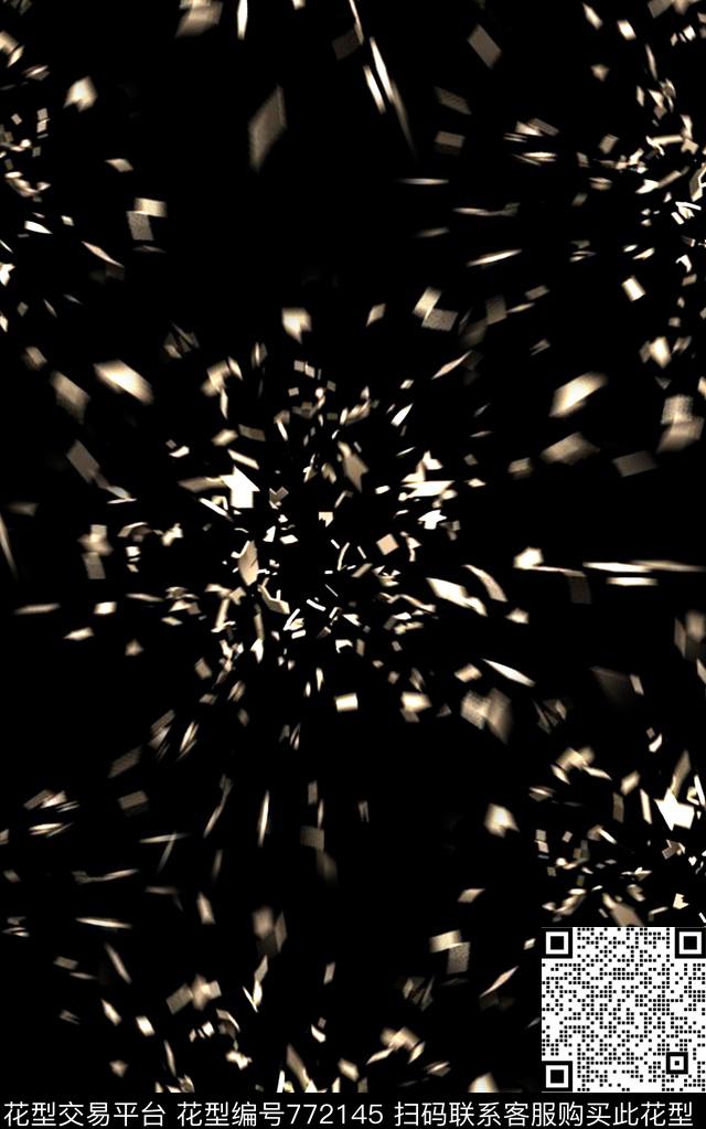 抽象手绘纹理几何金属星空纹理数码印花时尚潮流男装夹克外套衬衫T恤印花欧美复古大牌潮牌纹理印花数码印花华亿平台下载（图片编号: 772145） - 瓦栏（Walan）