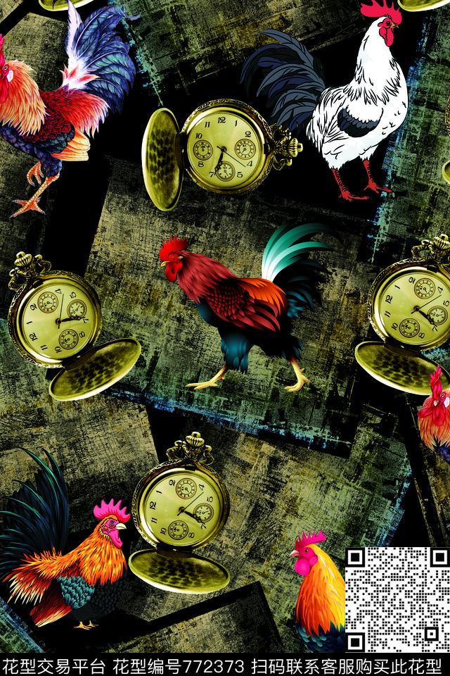 潮流图案布匹短裙数码印花华亿平台下载（图片编号: 772373） - 瓦栏（Walan）