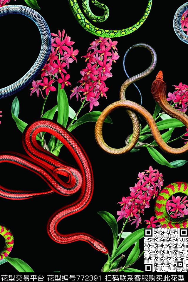 潮流图案女装印花短裙数码印花华亿平台下载（图片编号: 772391） - 瓦栏（Walan）