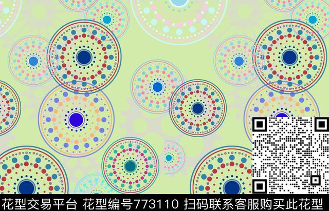 装饰、圆、齿轮传统印花华亿平台下载（图片编号: 773110） - 瓦栏（Walan）