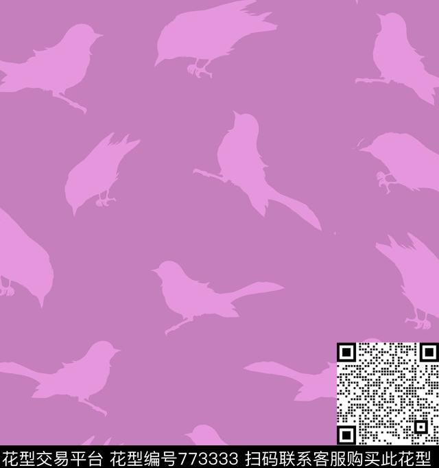 花鸟、装饰、绣球花传统印花华亿平台下载（图片编号: 773333） - 瓦栏（Walan）