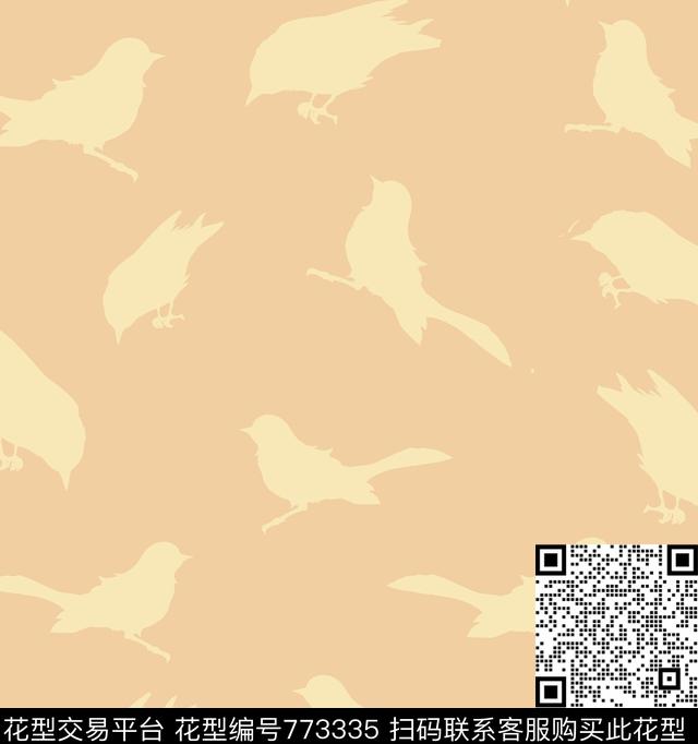 花鸟、装饰、绣球花传统印花华亿平台下载（图片编号: 773335） - 瓦栏（Walan）