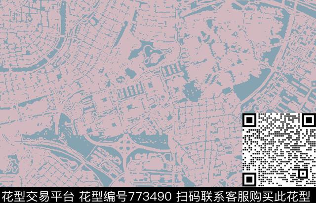 几何形装饰、现代传统印花华亿平台下载（图片编号: 773490） - 瓦栏（Walan）