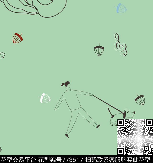 趣味、装饰、风景传统印花华亿平台下载（图片编号: 773517） - 瓦栏（Walan）