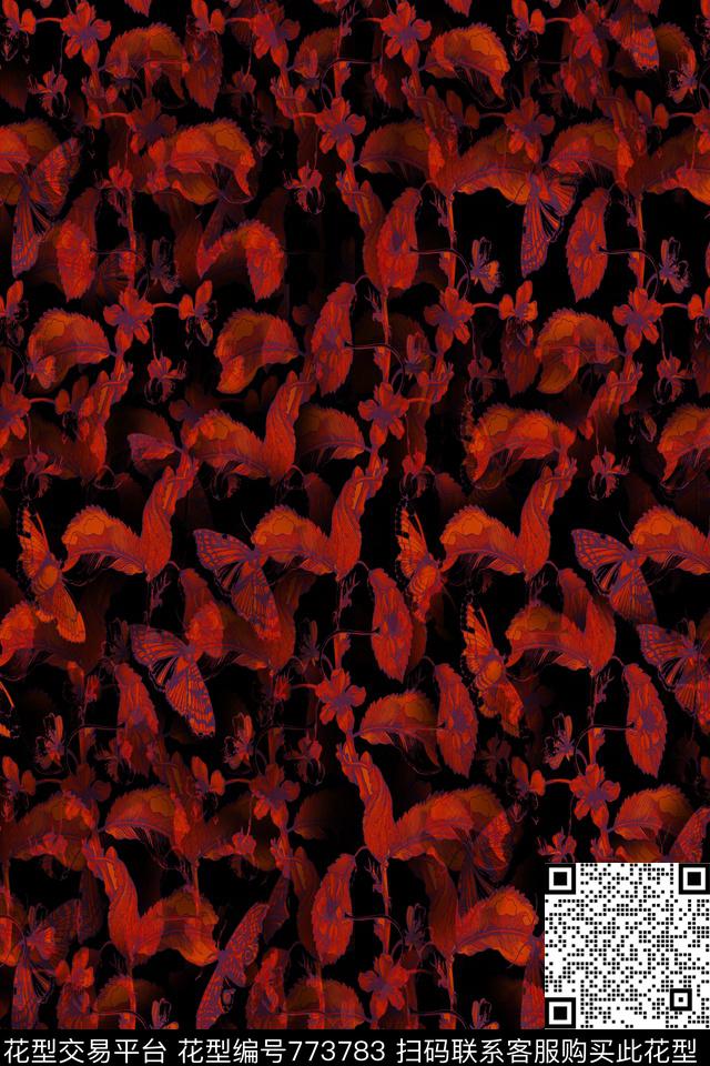 花卉休闲数码印花华亿平台下载（图片编号: 773783） - 瓦栏（Walan）