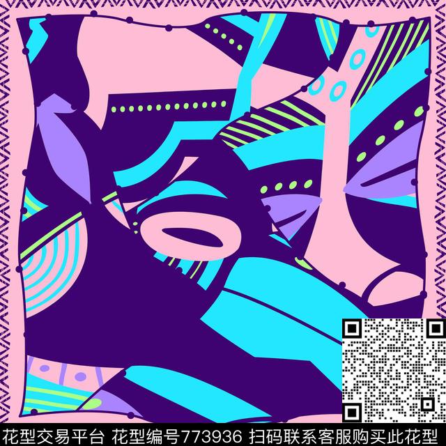 脸谱民族风中国风传统印花华亿平台下载（图片编号: 773936） - 瓦栏（Walan）