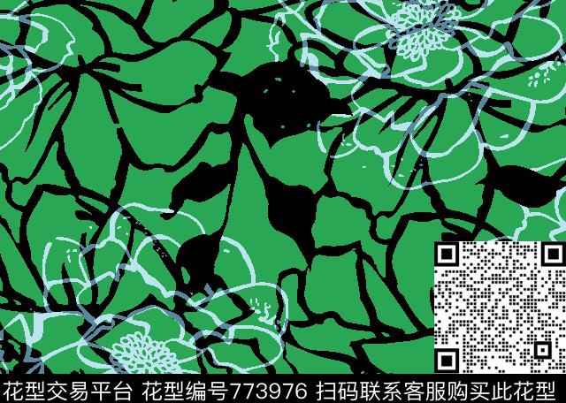 小碎花花卉乱花传统印花华亿平台下载（图片编号: 773976） - 瓦栏（Walan）