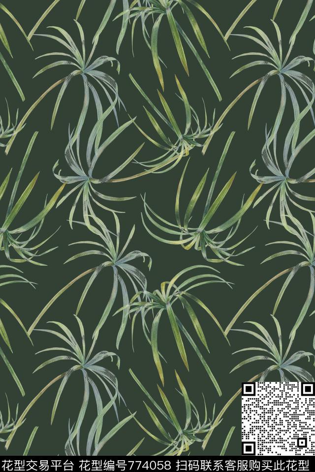 定位豹纹对称数码印花华亿平台下载（图片编号: 774058） - 瓦栏（Walan）