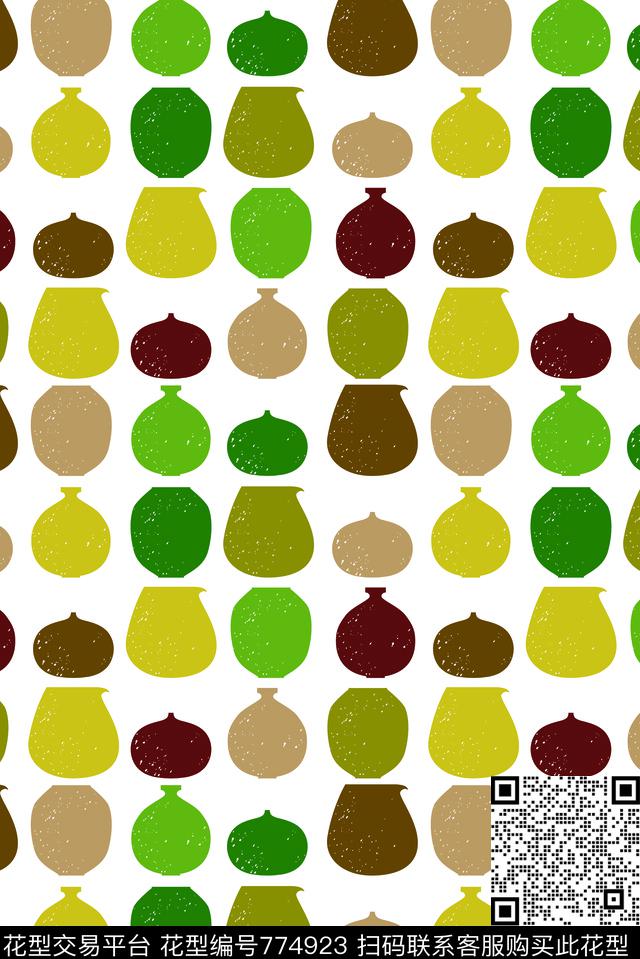 陶罐手绘罐子传统印花华亿平台下载（图片编号: 774923） - 瓦栏（Walan）