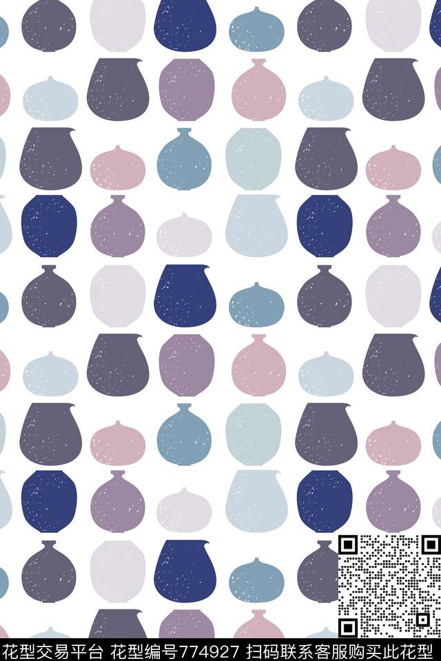 陶罐手绘罐子传统印花华亿平台下载（图片编号: 774927） - 瓦栏（Walan）