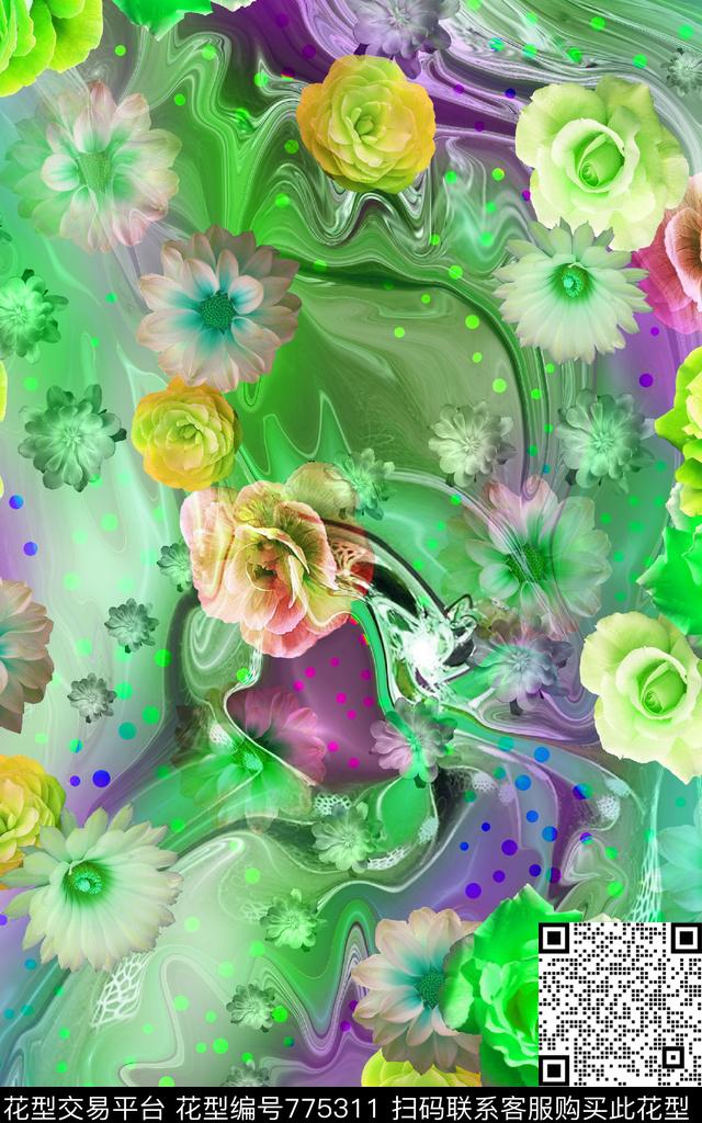 textiledesignprinting数码印花华亿平台下载（图片编号: 775311） - 瓦栏（Walan）