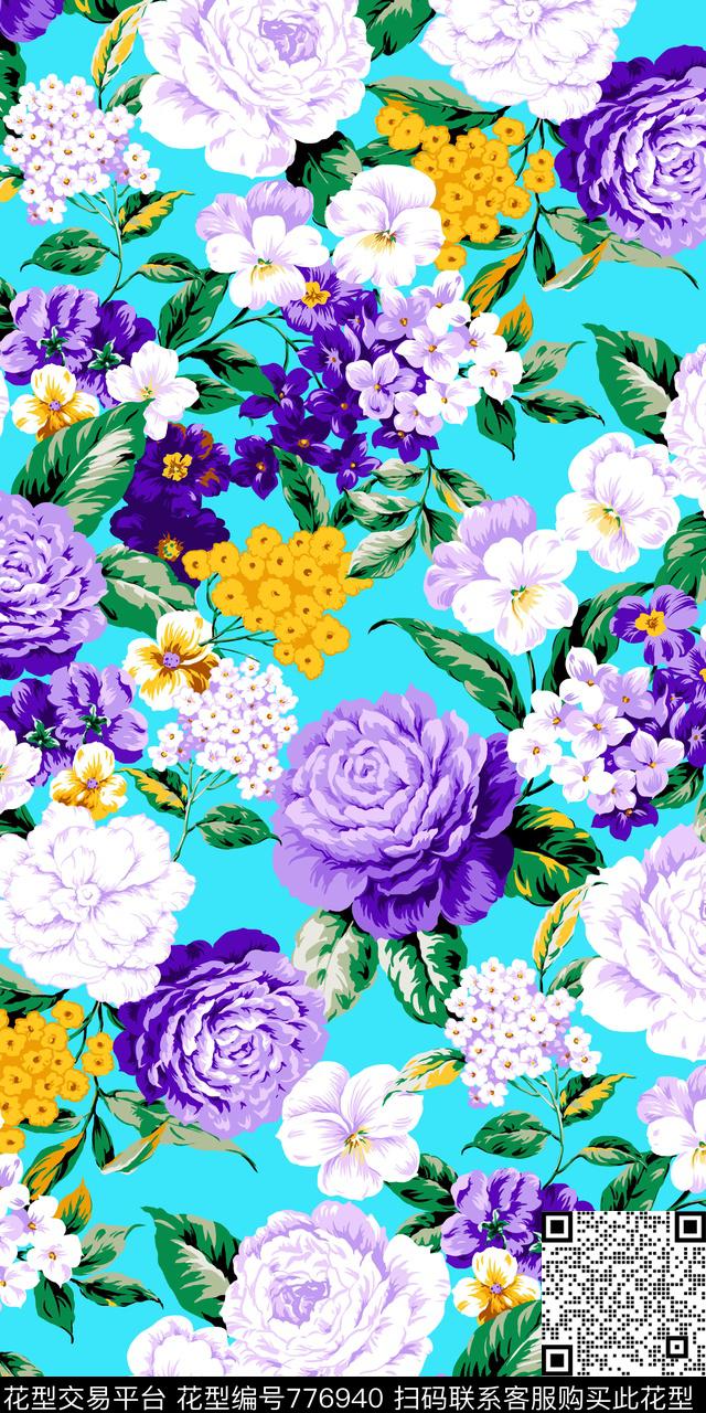 时尚流行清新传统印花华亿平台下载（图片编号: 776940） - 瓦栏（Walan）