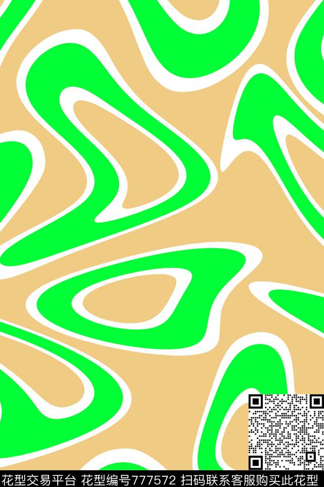 不规则几何色块几何传统印花华亿平台下载（图片编号: 777572） - 瓦栏（Walan）