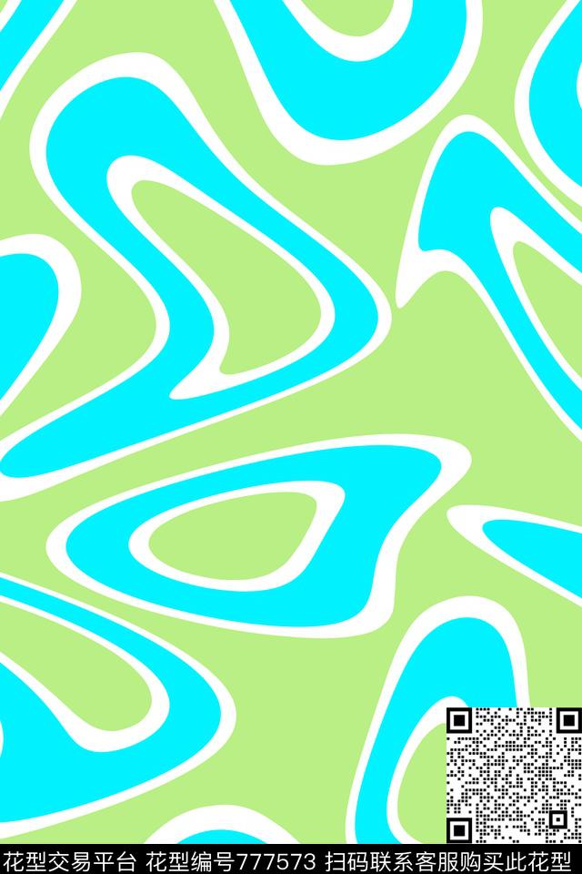 不规则几何色块几何传统印花华亿平台下载（图片编号: 777573） - 瓦栏（Walan）