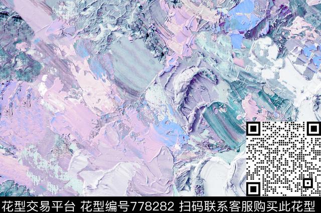 迷幻抽象涂鸦数码印花华亿平台下载（图片编号: 778282） - 瓦栏（Walan）