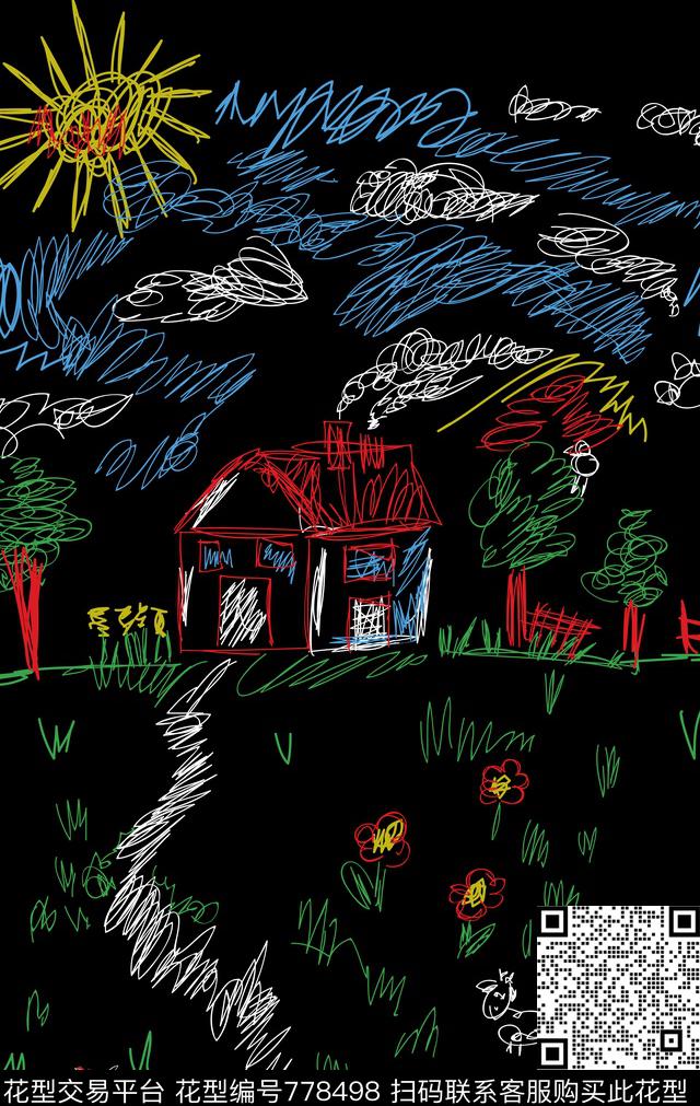 饮料漫画趣味数码印花华亿平台下载（图片编号: 778498） - 瓦栏（Walan）