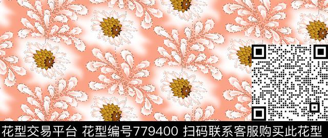 花朵小碎花花卉数码印花华亿平台下载（图片编号: 779400） - 瓦栏（Walan）