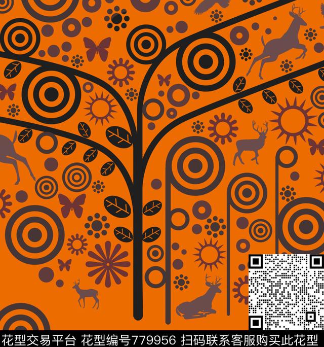 和平鸽动物纹蝴蝶数码印花华亿平台下载（图片编号: 779956） - 瓦栏（Walan）