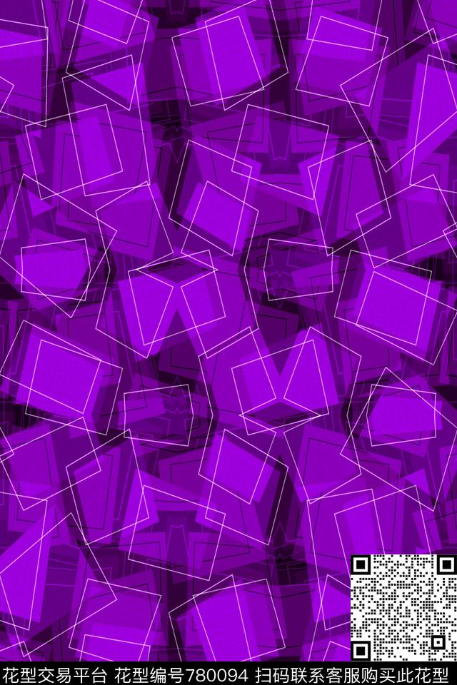 不规则几何几何条纹传统印花华亿平台下载（图片编号: 780094） - 瓦栏（Walan）