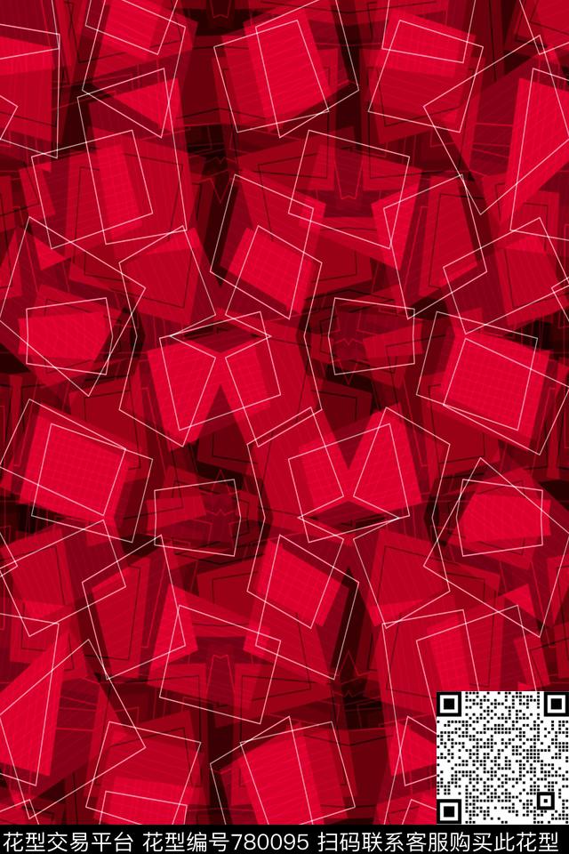 不规则几何几何条纹传统印花华亿平台下载（图片编号: 780095） - 瓦栏（Walan）