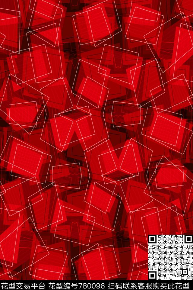 不规则几何几何条纹传统印花华亿平台下载（图片编号: 780096） - 瓦栏（Walan）