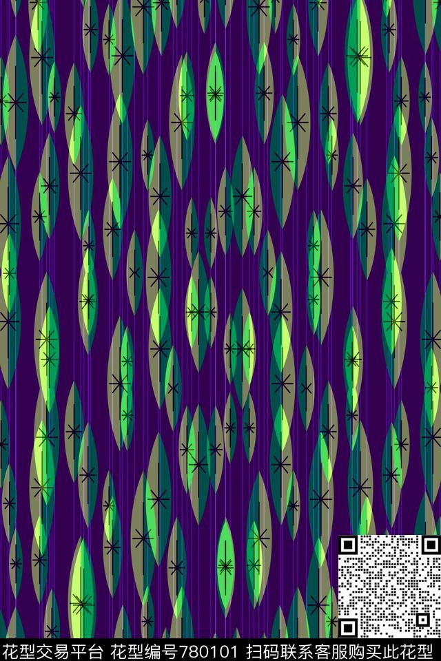 不规则几何几何条纹传统印花华亿平台下载（图片编号: 780101） - 瓦栏（Walan）