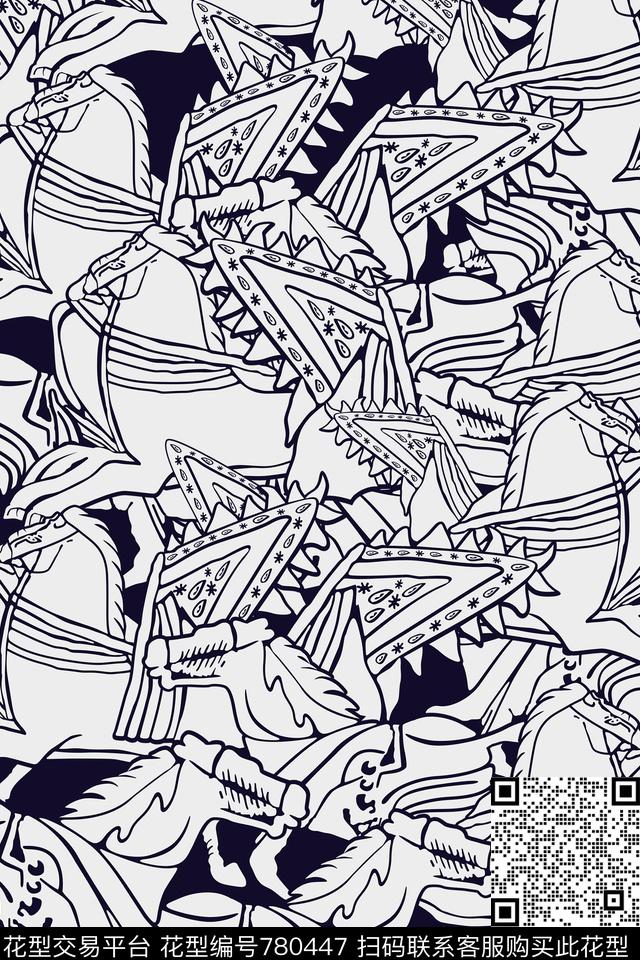 战马复古肌理数码印花华亿平台下载（图片编号: 780447） - 瓦栏（Walan）