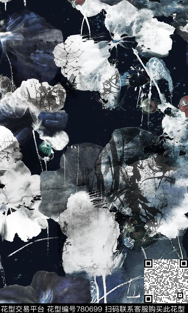 乱花花朵花卉数码印花华亿平台下载（图片编号: 780699） - 瓦栏（Walan）