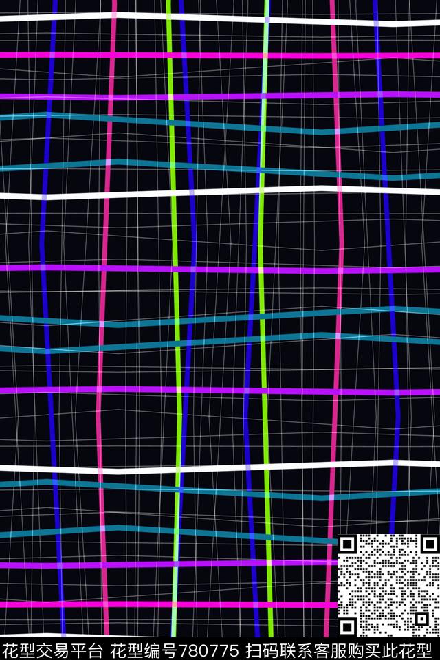 竖条细条纹横条传统印花华亿平台下载（图片编号: 780775） - 瓦栏（Walan）