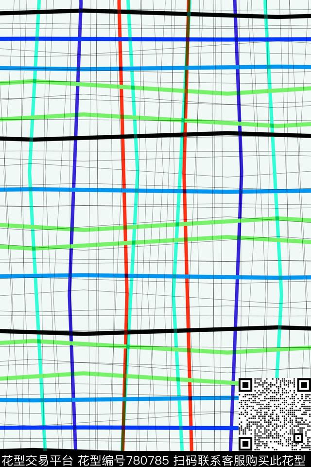 竖条细条纹横条传统印花华亿平台下载（图片编号: 780785） - 瓦栏（Walan）