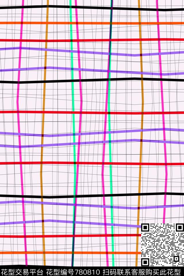 竖条细条纹横条传统印花华亿平台下载（图片编号: 780810） - 瓦栏（Walan）