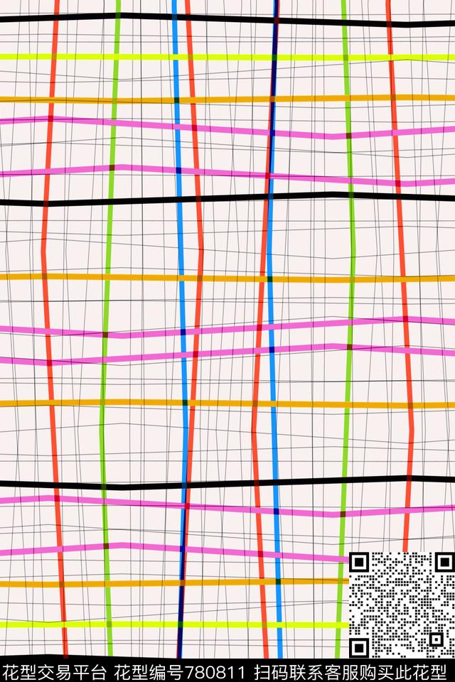 竖条细条纹横条传统印花华亿平台下载（图片编号: 780811） - 瓦栏（Walan）