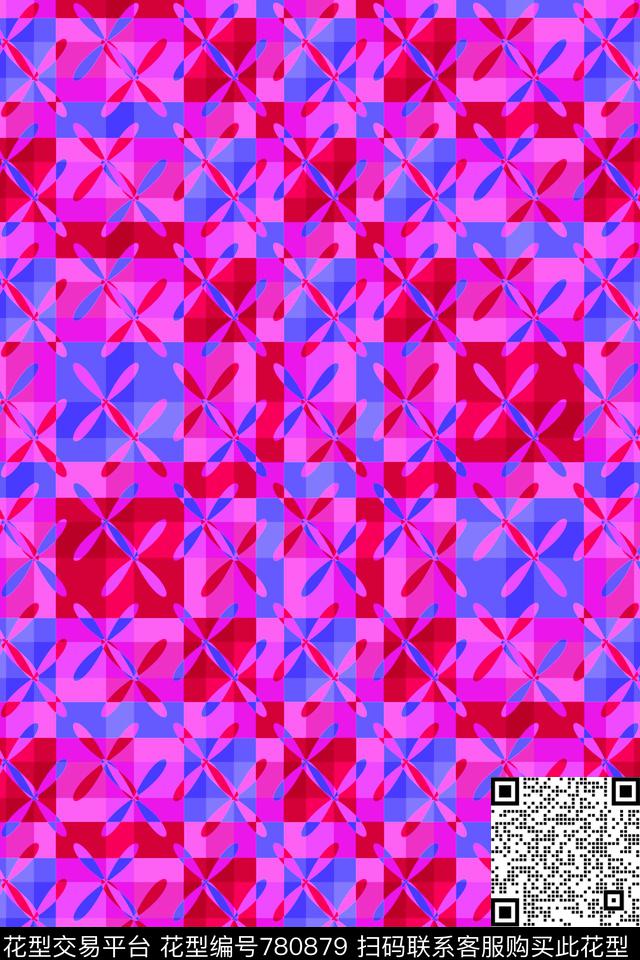 几何格子格子苏格兰格传统印花华亿平台下载（图片编号: 780879） - 瓦栏（Walan）