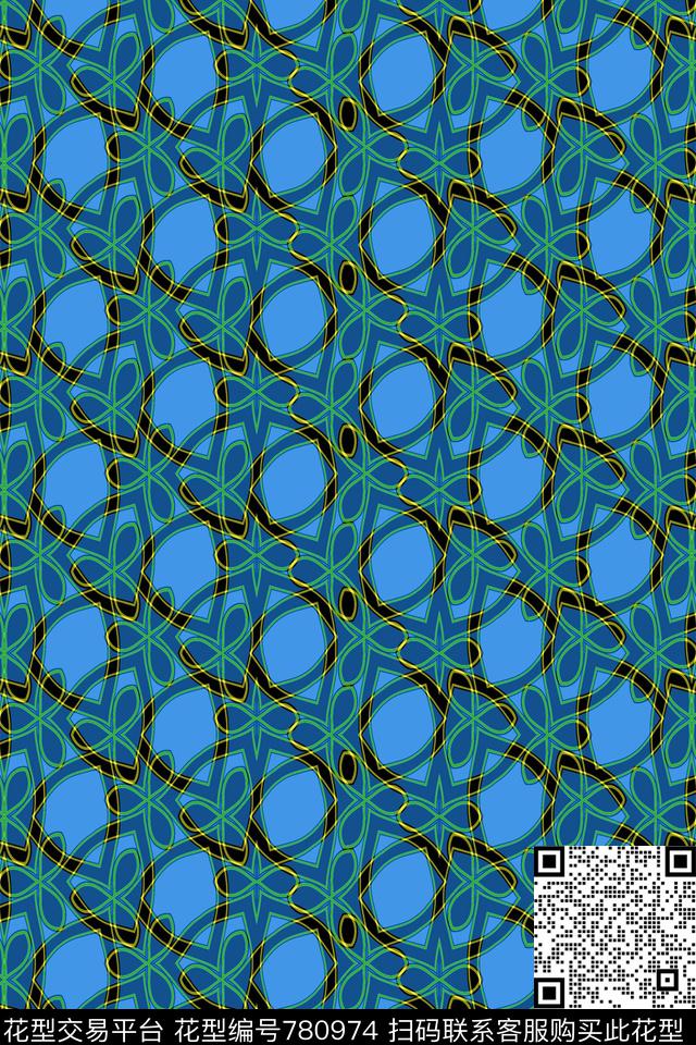 几何格子格子苏格兰格传统印花华亿平台下载（图片编号: 780974） - 瓦栏（Walan）