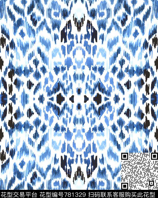 动物纹女装印第安传统印花华亿平台下载（图片编号: 781329） - 瓦栏（Walan）