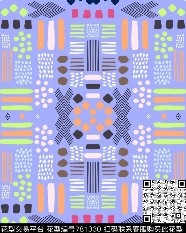 女装印第安民族风传统印花华亿平台下载（图片编号: 781330） - 瓦栏（Walan）