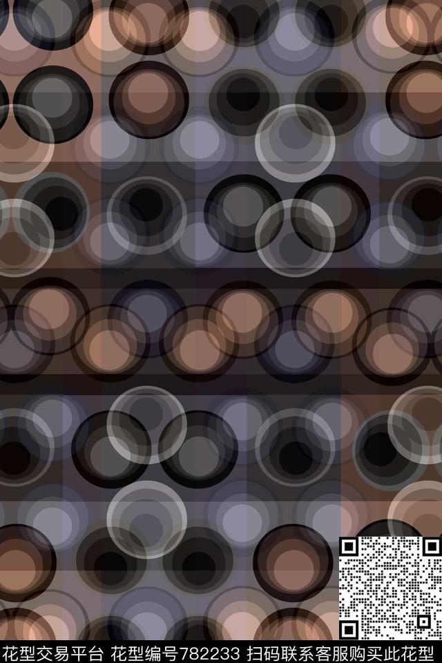 圆点波点圆圈传统印花华亿平台下载（图片编号: 782233） - 瓦栏（Walan）