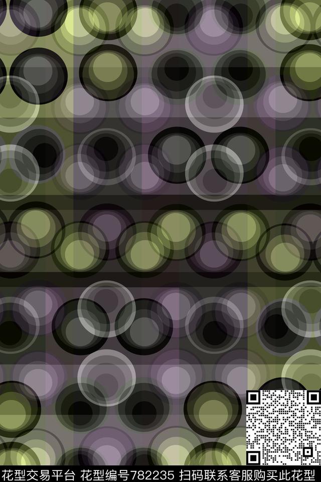 圆点波点圆圈传统印花华亿平台下载（图片编号: 782235） - 瓦栏（Walan）