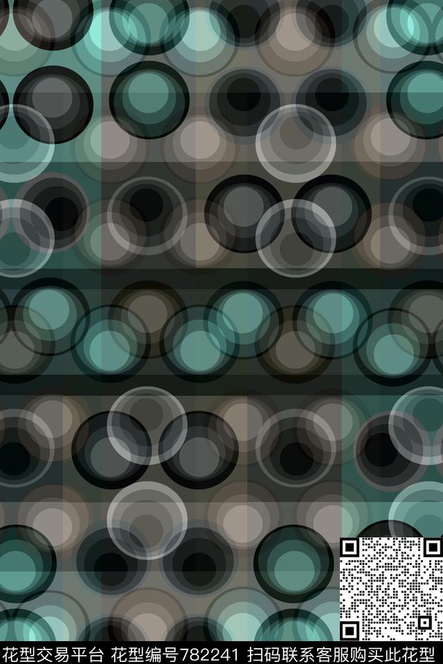 圆点波点圆圈传统印花华亿平台下载（图片编号: 782241） - 瓦栏（Walan）