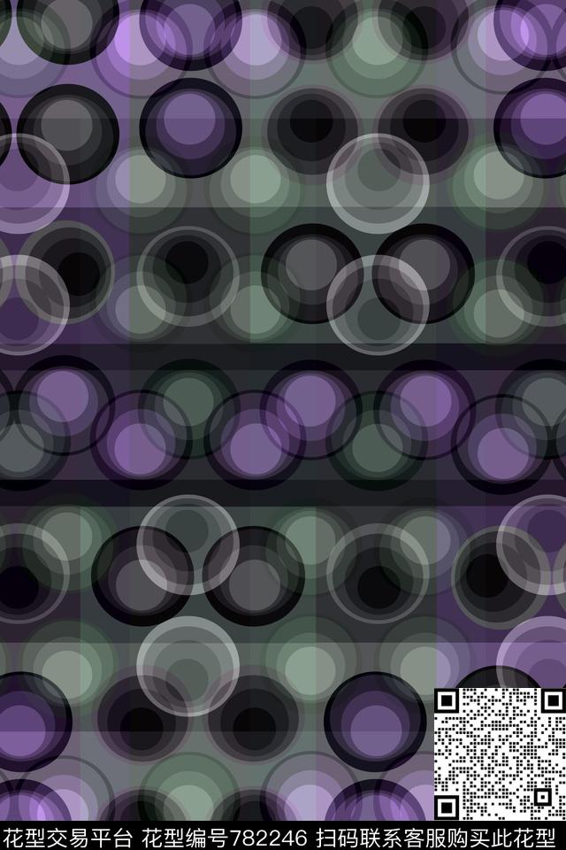 圆点波点圆圈传统印花华亿平台下载（图片编号: 782246） - 瓦栏（Walan）