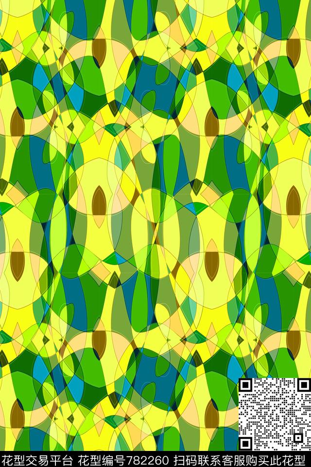 曲线条纹条子传统印花华亿平台下载（图片编号: 782260） - 瓦栏（Walan）