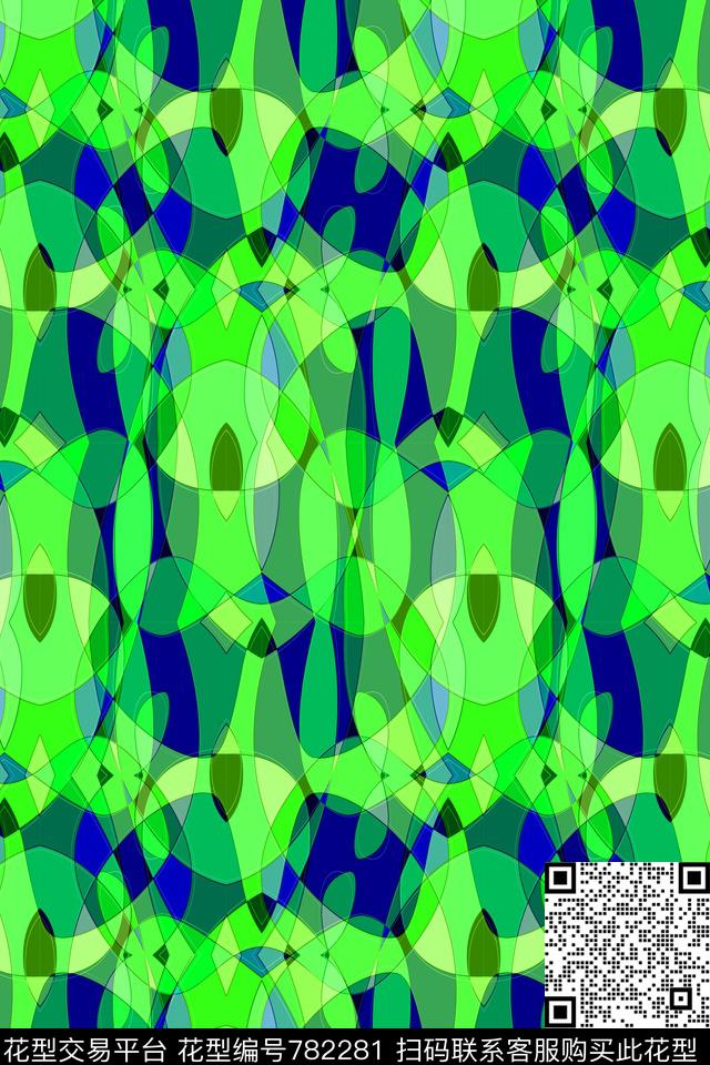 曲线条纹条子传统印花华亿平台下载（图片编号: 782281） - 瓦栏（Walan）