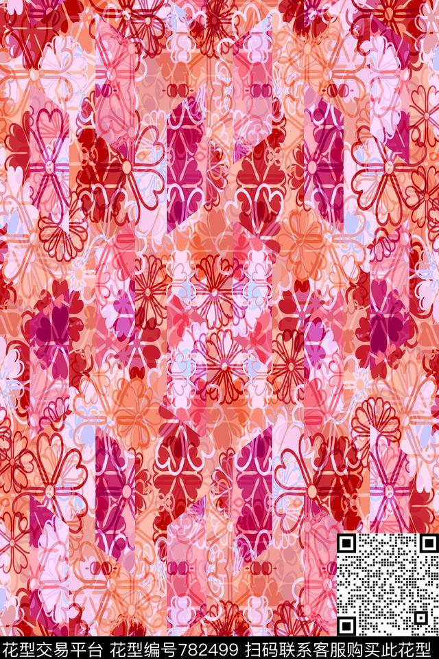 波浪条纹细条纹条纹数码印花华亿平台下载（图片编号: 782499） - 瓦栏（Walan）