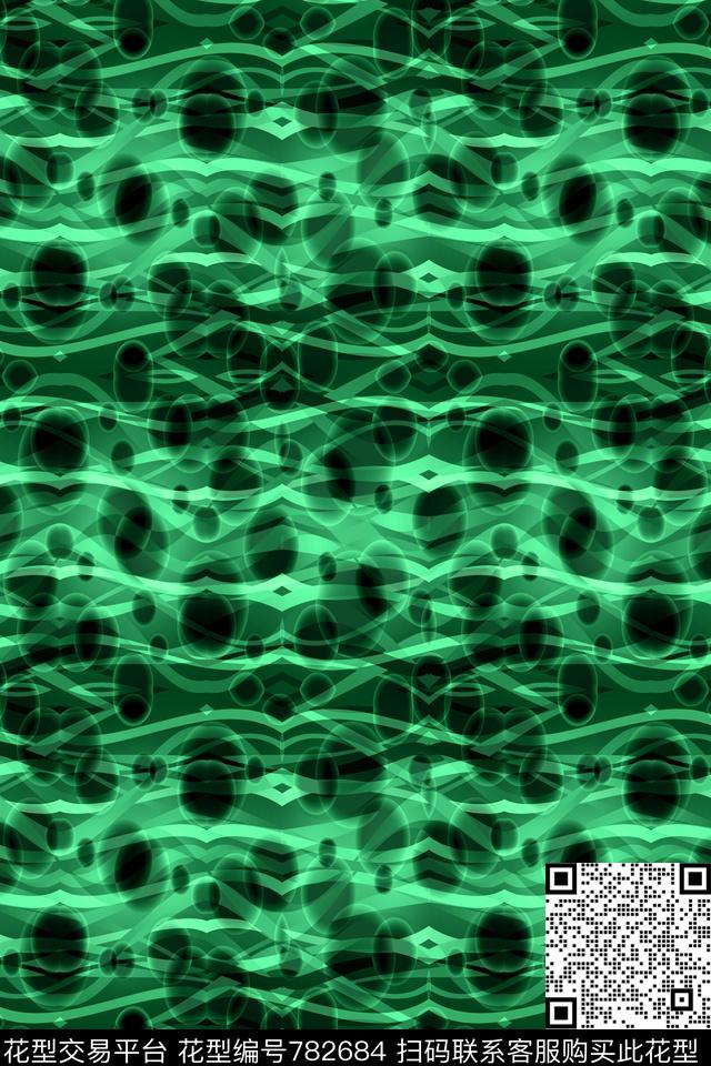 波浪条纹曲线细条纹数码印花华亿平台下载（图片编号: 782684） - 瓦栏（Walan）