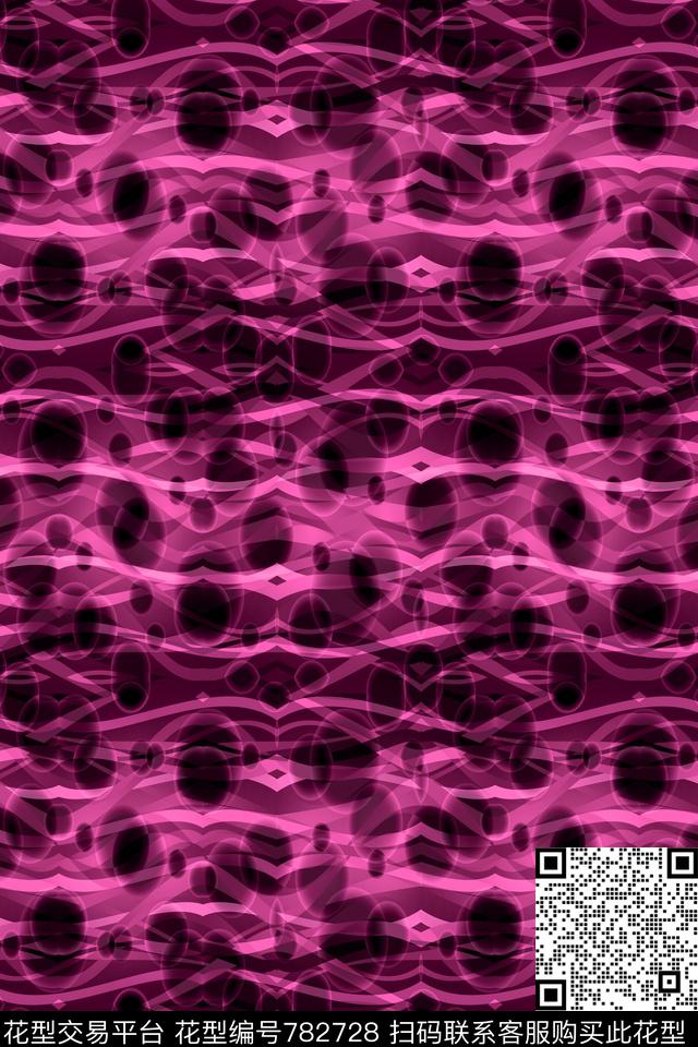 波浪条纹曲线细条纹数码印花华亿平台下载（图片编号: 782728） - 瓦栏（Walan）