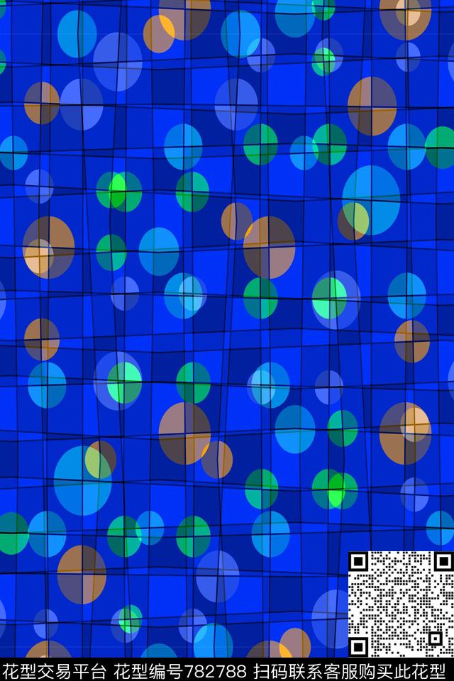 色块圆形圆圈传统印花华亿平台下载（图片编号: 782788） - 瓦栏（Walan）