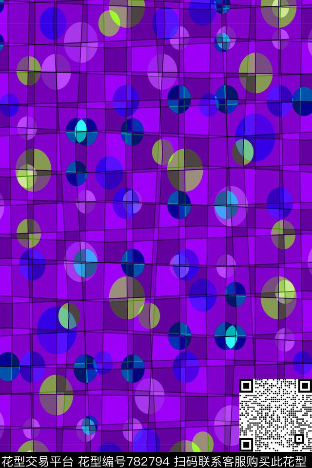 色块圆形圆圈传统印花华亿平台下载（图片编号: 782794） - 瓦栏（Walan）