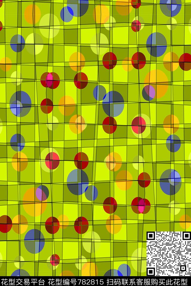色块圆形圆圈传统印花华亿平台下载（图片编号: 782815） - 瓦栏（Walan）